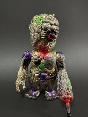 REALHEAD Mutant Chaos x Blobpus Gold Glitter Sofubi Figure Japan Rare