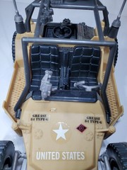 Tan AWE Striker 25th Anniversary G.I. Joe With Kitbash Driver