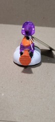 Hard Plastic Flying Witch on Broom Halloween “Pullback Racer”