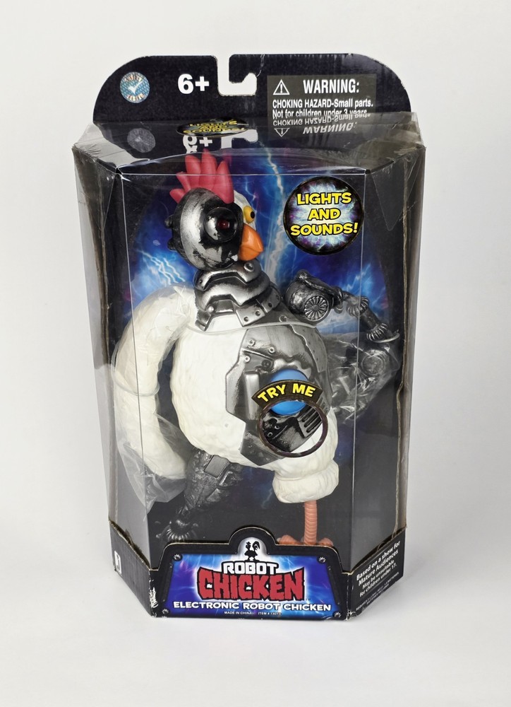 Robot Chicken 10″ Electronic Action Figure Adult Swim Brand New Factory Sealed