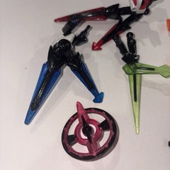 Power Rangers Time Force TF Fighter Pink Blue Green Red Ranger Weapons Lot
