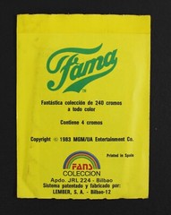1983 FAME TV Show Trading Cards Sealed Pack Brand New 3.75″ 9.5 cm. Panini Spain