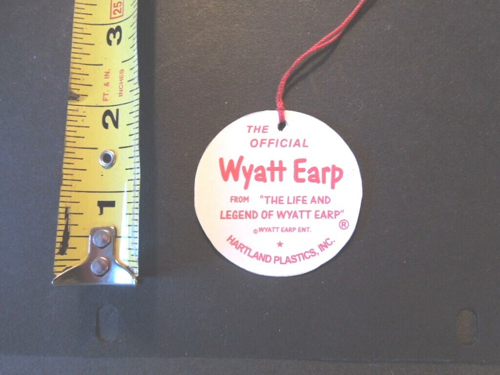 1950’s Wyatt Earp Hartland as Western Gunfighter custom Hang Tag