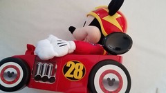 DISNEY MICKEY MOUSE Racing Adventure ROADSTER Racer Talking 14” Lights Sound