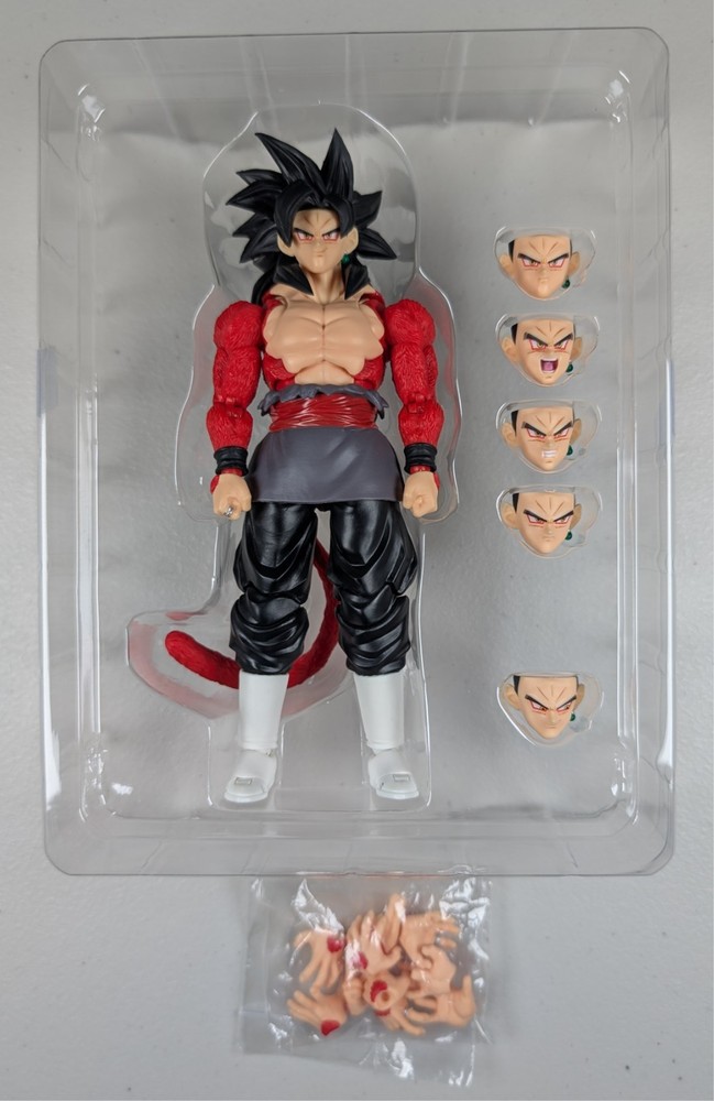 Kong Studios K012 Goku Black Red Super Saiyan 4 Dragon Ball Z SSJ4 SH Figuarts