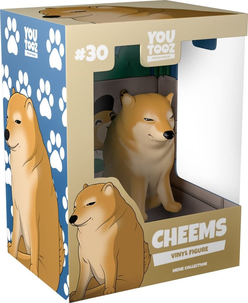 Cheems Doge Figure, 3.5″ Inch Figure, Internet Famous Doge Cheems Meme Collec…