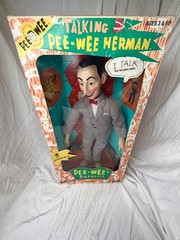 Vintage Talking Pee Wee Herman Doll 1987 Matchbox Pullstring – Mint Condition