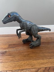 Jurassic World Alpha Training Blue Velociraptor No Remote No Charger Not Tested