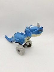 Disney Cars On the Road Roll and Chomp Dino T-Rex Dinosaur Eats Cars Figure WORK