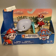 Paw Patrol Marshall & Baby Whale Rescue Set Spin Master Action Figure Toy
