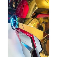 Iron Man Helmet MK17 Cosplay Mask Wearable 1:1 Voice Control Prop English Ver.