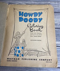 Howdy Doody Coloring Book 1951 Whitman Publishing Co Paperback Book