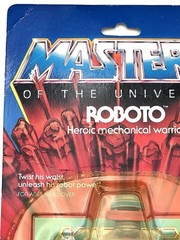 Mattel MOTU ROBOTO Vintage 1984 Sealed On Card | Free Shipping!