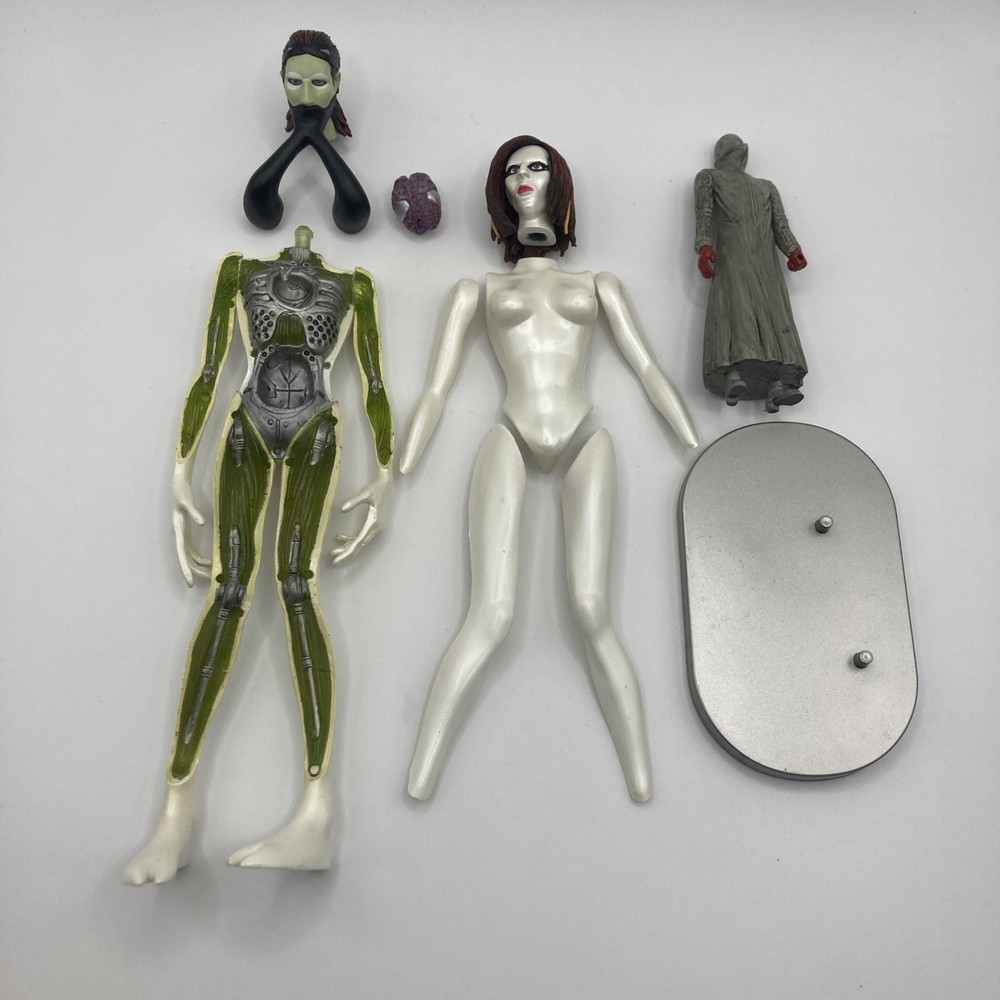 RARE Marilyn Manson Mecanical Animals Action Figure Omega 2 Heads Body Plates