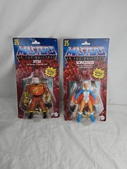 Masters of the Universe Origins Sorceress & Jitsu Lot of 2 NIB 2022 Retro Play