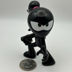 Ninja Kidz TV Stealth Pink Ninja Figure 3.5” Black Suit Action Toy