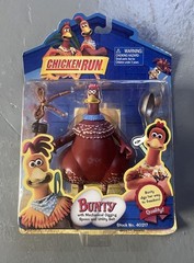 Chicken Run Bunty w/Mechanical Digging Spoon & Utility Belt 2000 Dreamworks RARE
