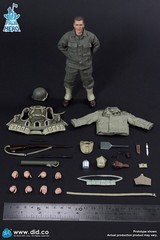 1/12 Scale United States WWII, Ranger Sniper, Jackson, Palm Heroes, DID