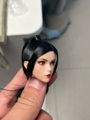 US 1/6 Beauty Girl Makup Head Sculpt Model For 12″ Female Action Figure Body Toy