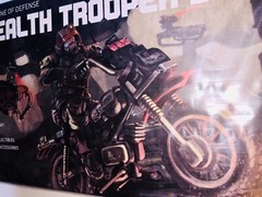 EXCLSV* Acid Rain 1/18 3.75” STEALTH TROOPER MOTORCYCLE gi joe Action Figure SET