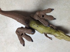 Mattel Jurassic Park Tyrannosaurus Rex 24 in Action Figure T Rex Dinosaur Used