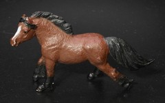 SAFARI Tiny Horse lot of 4 Figures Toy Set Plastic Haflinger, Trakehner, Pony