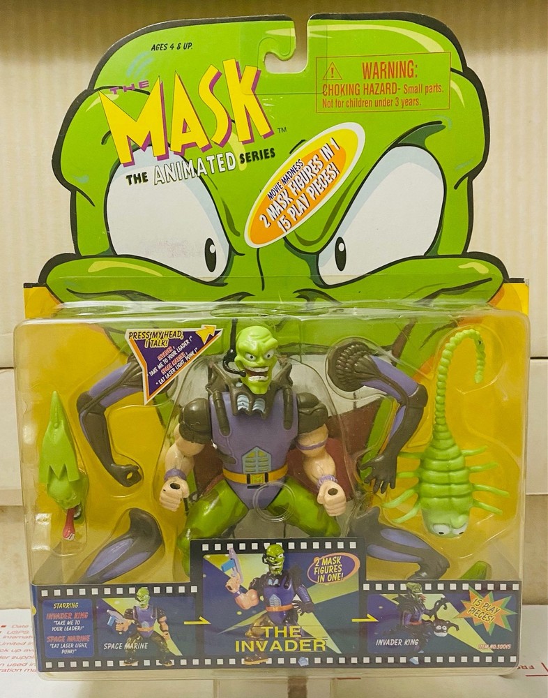 Vintage 1997 Toy Island MASK The Animated Series Deluxe The Invader