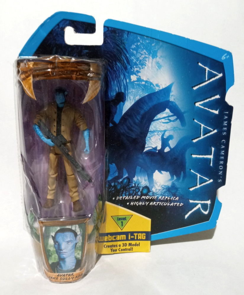 Mattel AVATAR JAKE SULLY RDA Collectible Figure Level 1 Webcam i-Tag