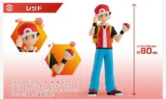 Pokemon Scale World Kanto Red & Snorlax with Poke Flute 1/20 Scale Figure Set