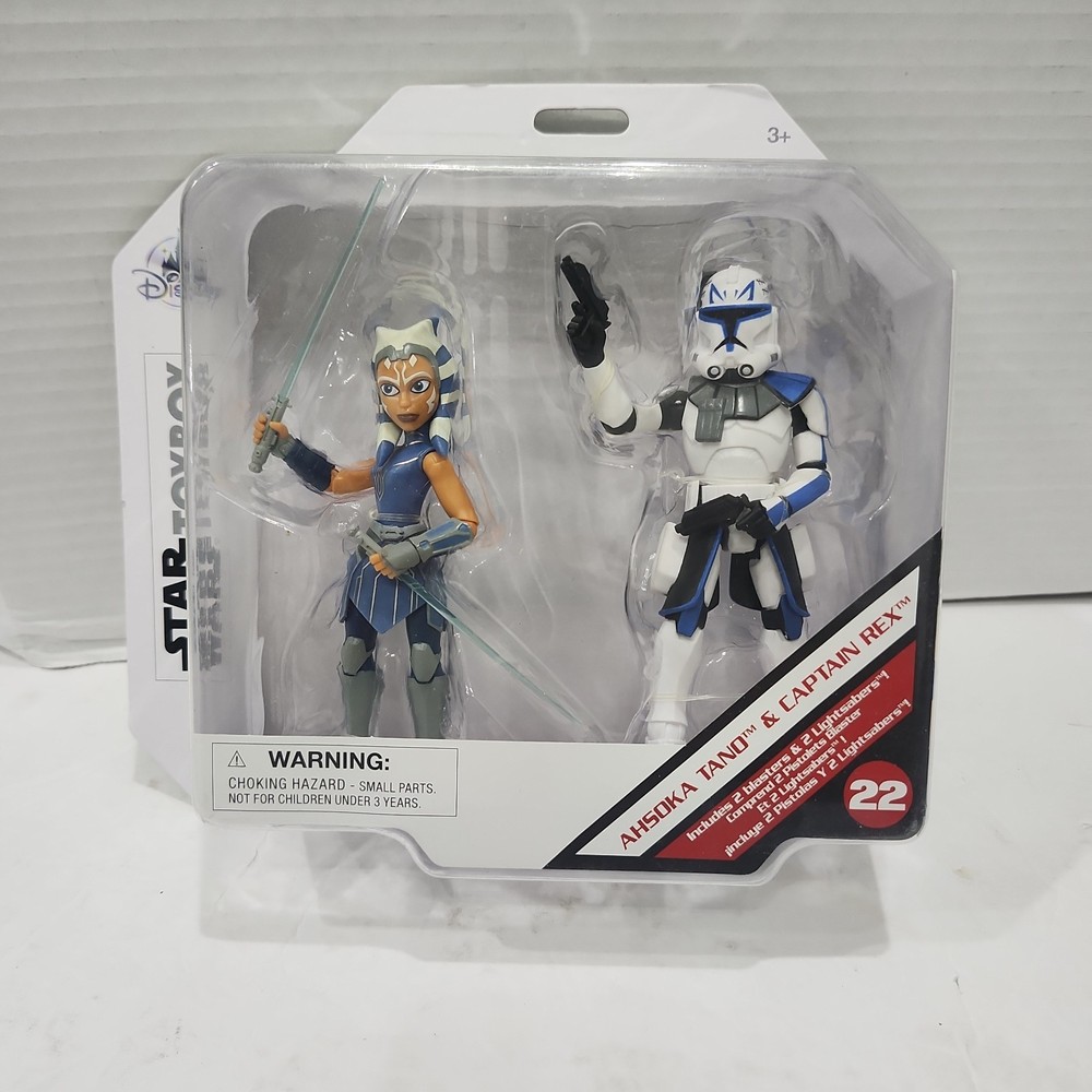 Disney Star Wars Toybox Ahsoka Tano and Captain Rex #22 5 Inch Action Figures