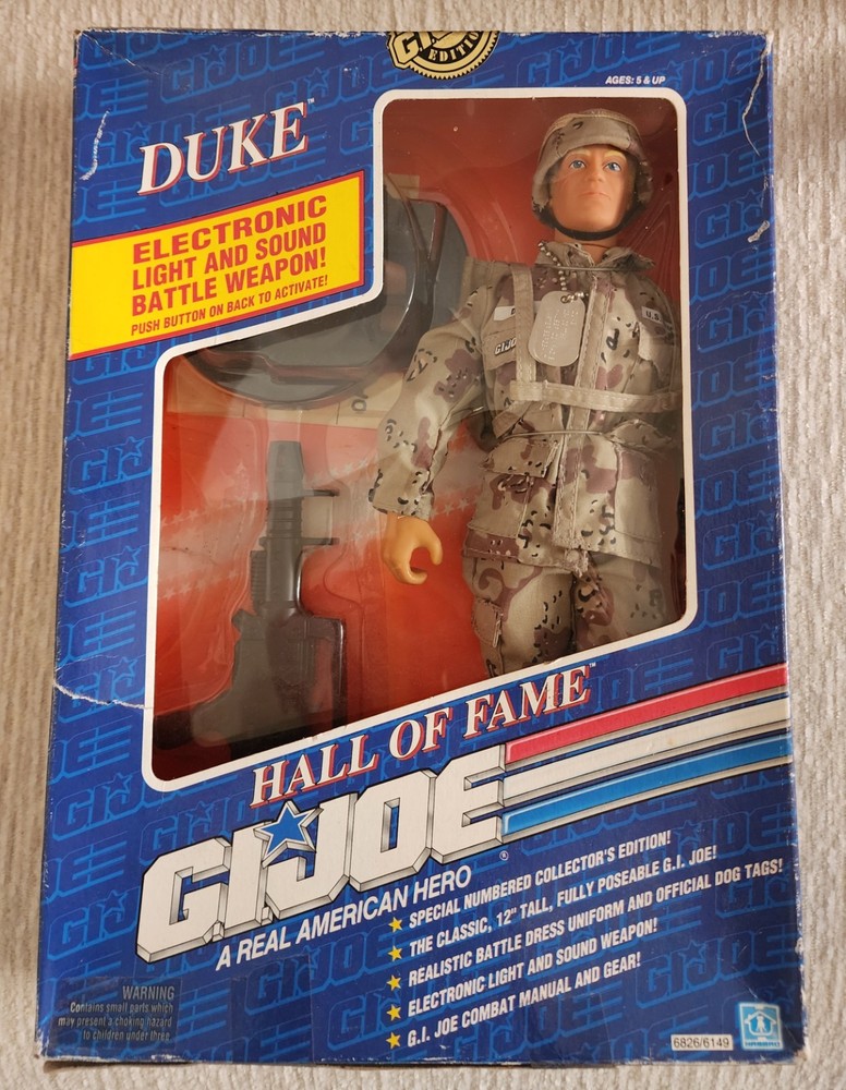 G.I. Joe Duke Action Figure Electronic Light & Sound Vintage 1992 Veterans Day