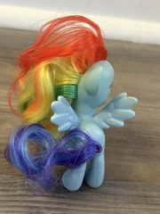 2013 My Little Pony Friendship is Magic G4 Rainbow Dash 3″ Brushable