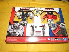 Transformers figure Battle Masters Megatron Optimus Prime Walmart Fight Robots