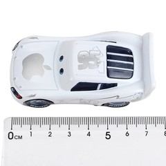 Disney Pixar Cars No.84 White Apple Car 1:55 Metal Diecast Toys Model Loose New