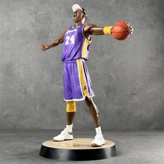 NBA Kobe Bryant Lakers Figure Statue Commemorative Model Boxed 13in Purple