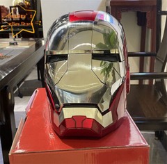 Cosplay AUTOKING Iron Man MK5 1:1 Wearable Voice-control Mask Helmet Halloween
