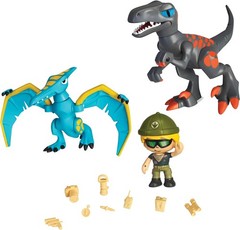 Action Heroes Dino Pack, mix and match figures, dinosaur toys for kids 4 years a