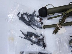 Huge 1/6 Scale Military Weapons Gear Lot Demon, Twizted, Ultimate Solder & More