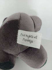 FNAF Five Nights at Freddy’s Phantom Foxy Plush Shiny Silvery Gray 8.” MIss Tag