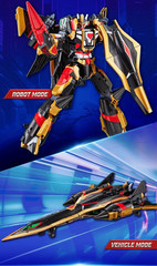 Metal Cardbot W Night Griffon Transformer Robot Jet Aircraft Korean Toy 2025