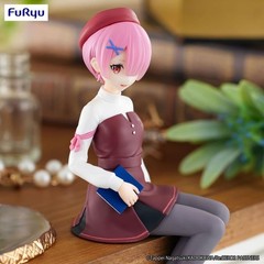 FuRyu Re:Zero Rem & Ram Book Girl Noodle Stopper Figure Set US SELLER
