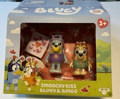 Bluey & Bingo Lot Of 2 Smoochy Kiss Valentine’s Day Toy NEW IN Box, Muffin