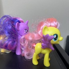 Hasbro My Little Pony 7 Mini Figure Set Mixed Lot Members-The Mane Six-Sparkle