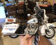 1/6 , GI Joe Metropolitan POLICE HARLEY-DAVIDSON ELECTRA GLIDE MOTORCYCLE