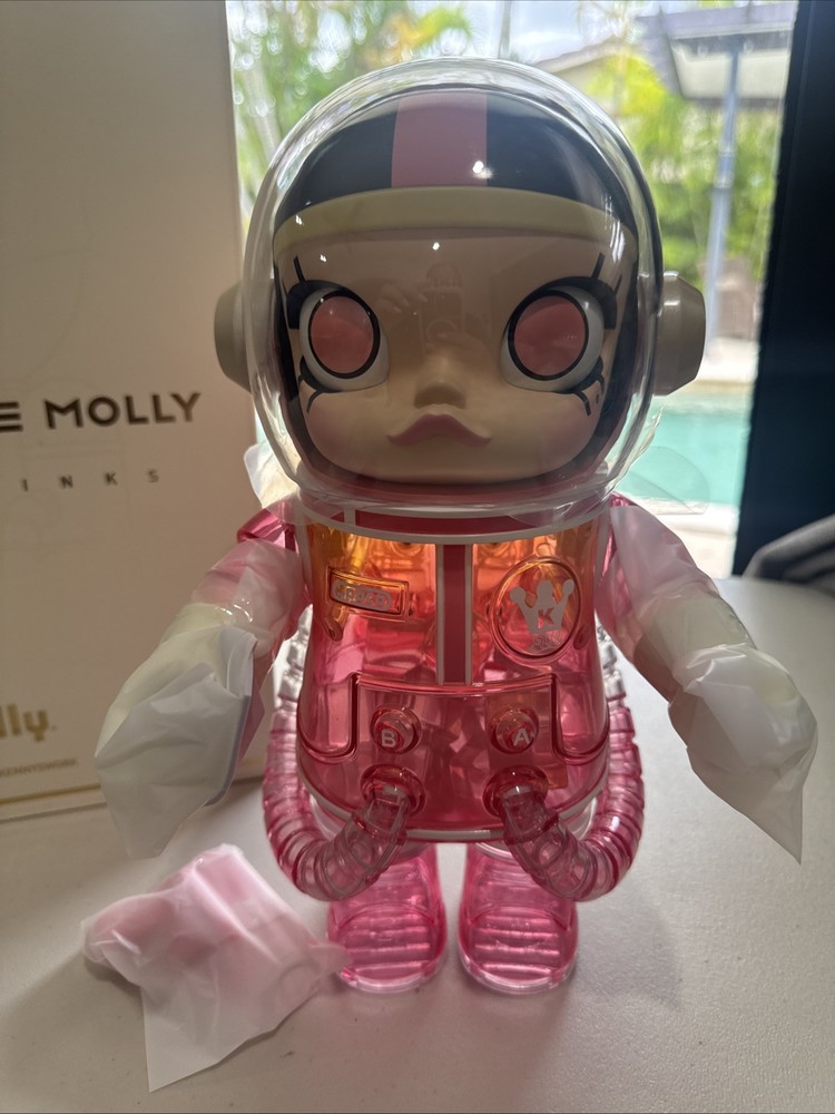 Authentic Popmart Mega Collection 400% Space Molly Soft Drink Series – Pink Lady