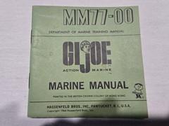 CTG 1964 GI JOE MARINE MANUAL MM77-00 BRITISH COLONY OF HONG KONG