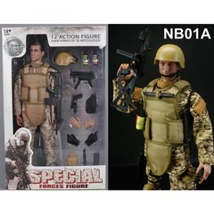 1/6 Scale Army Soldier ANB01 ACU Desert Military Action Figure Collectible Model