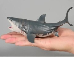 Great White Shark Animal Toy PVC Action Figure Doll Kids Toys Party Gifts