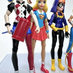 DC Comics Super Hero Girls Harley Quinn Batgirl Super Girl Mattel Action Figures