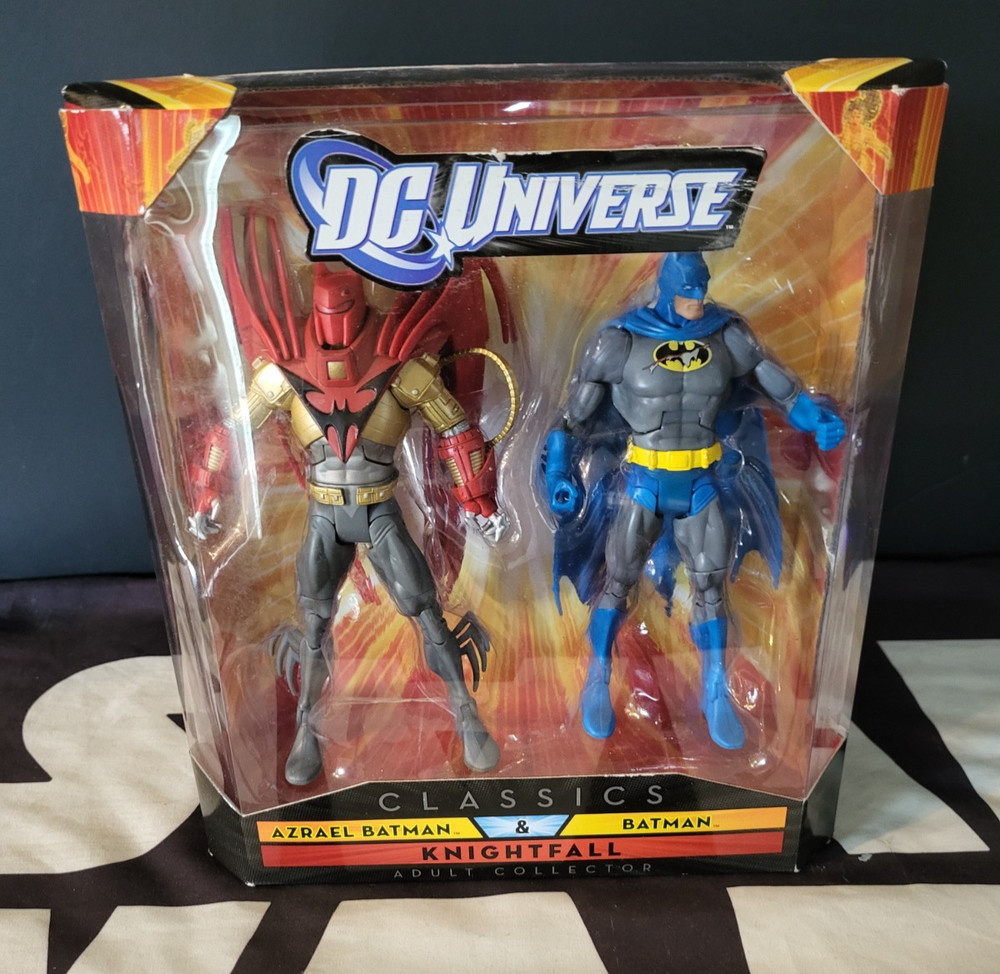 Azrael Batman & Regular Knightfall DC UNIVERSE CLASSICS Mattel MIB NEW